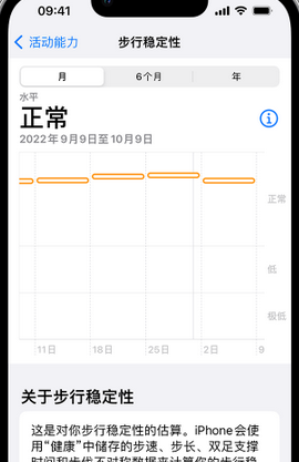 雁峰iPhone手机维修如何在iPhone开启'步行稳定性通知'