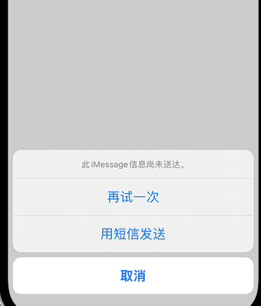 雁峰apple维修iPhone上无法正常发送iMessage信息